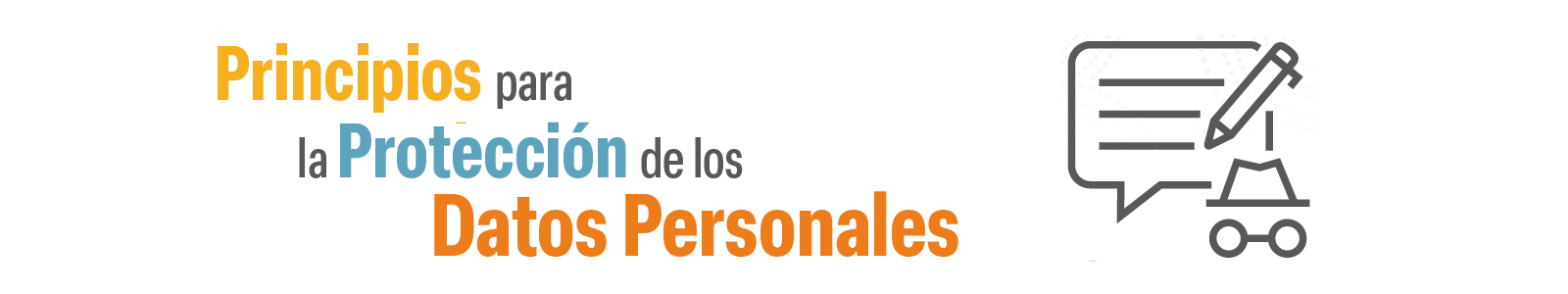 Portada del documento: Principios de Datos Personales